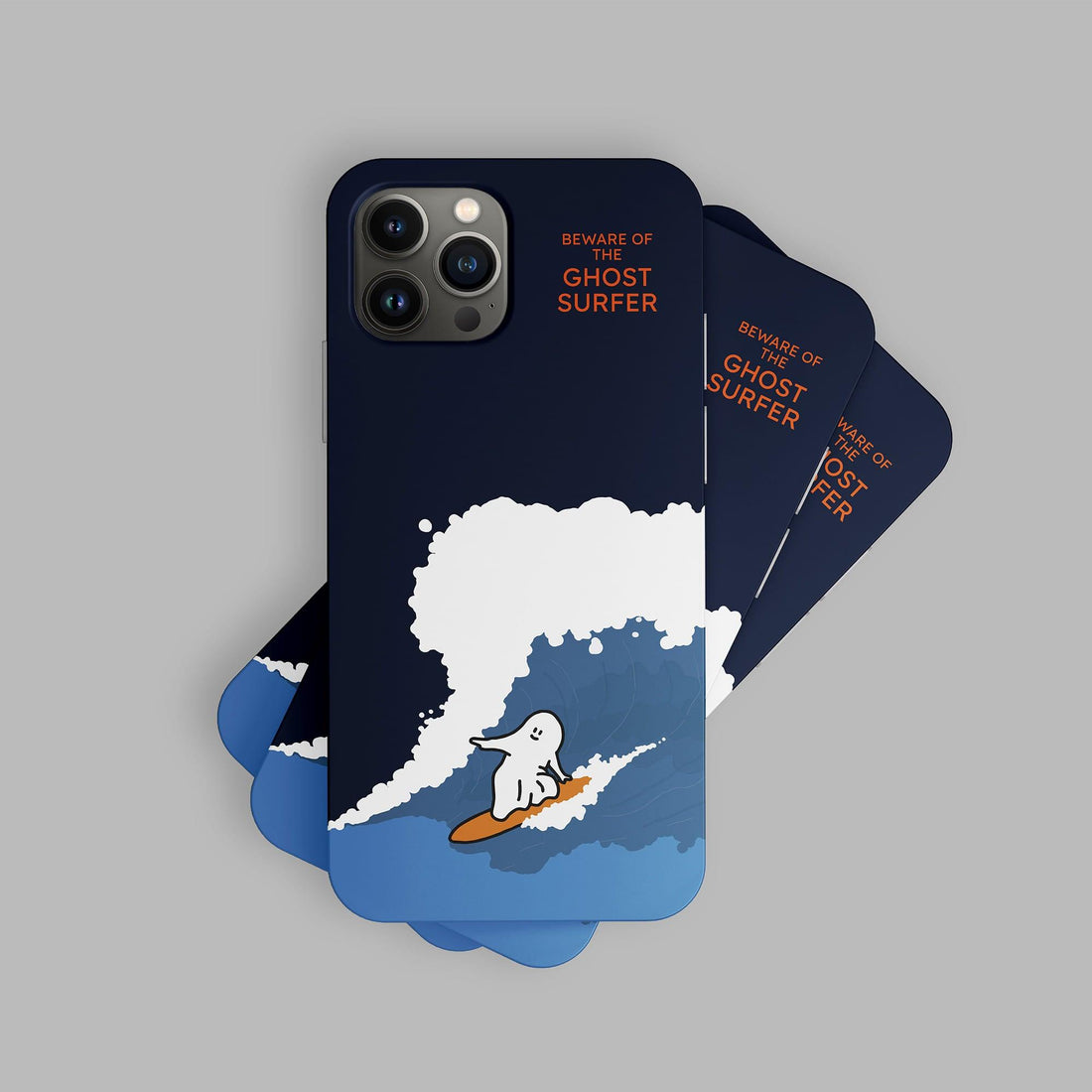Percentage/Design p/d 幽靈大軍 Night Surfing Ghost Phone Case 手機保護殼（2款） - SOUL SIMPLE HK