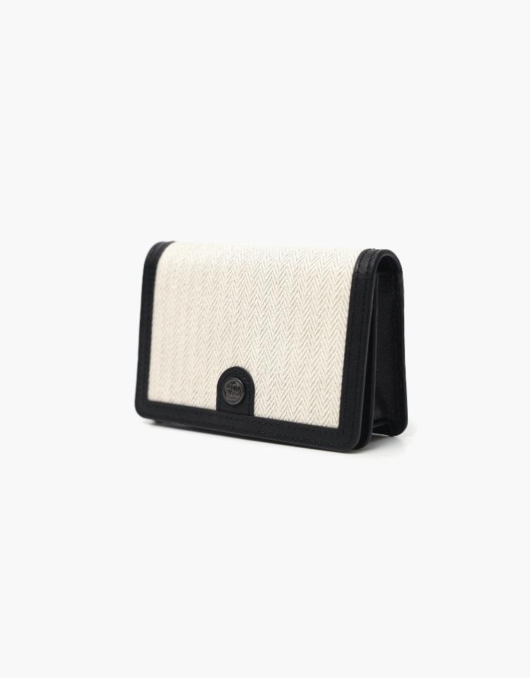 Depound - Town Bag（Mini Wallet） - Herringbone Ivory 迷你斜揹包 - SOUL SIMPLE HK
