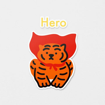 Muzik Tiger Hero Tiger Removable Stickers 貼紙 (3p) - SOUL SIMPLE HK