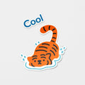 Muzik Tiger Cool Tiger Removable Stickers 貼紙 (3p) - SOUL SIMPLE HK