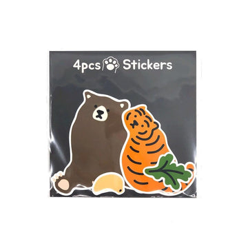 Muzik Tiger Long Long Ago 4pcs Stickers 貼紙(4p) - SOUL SIMPLE HK