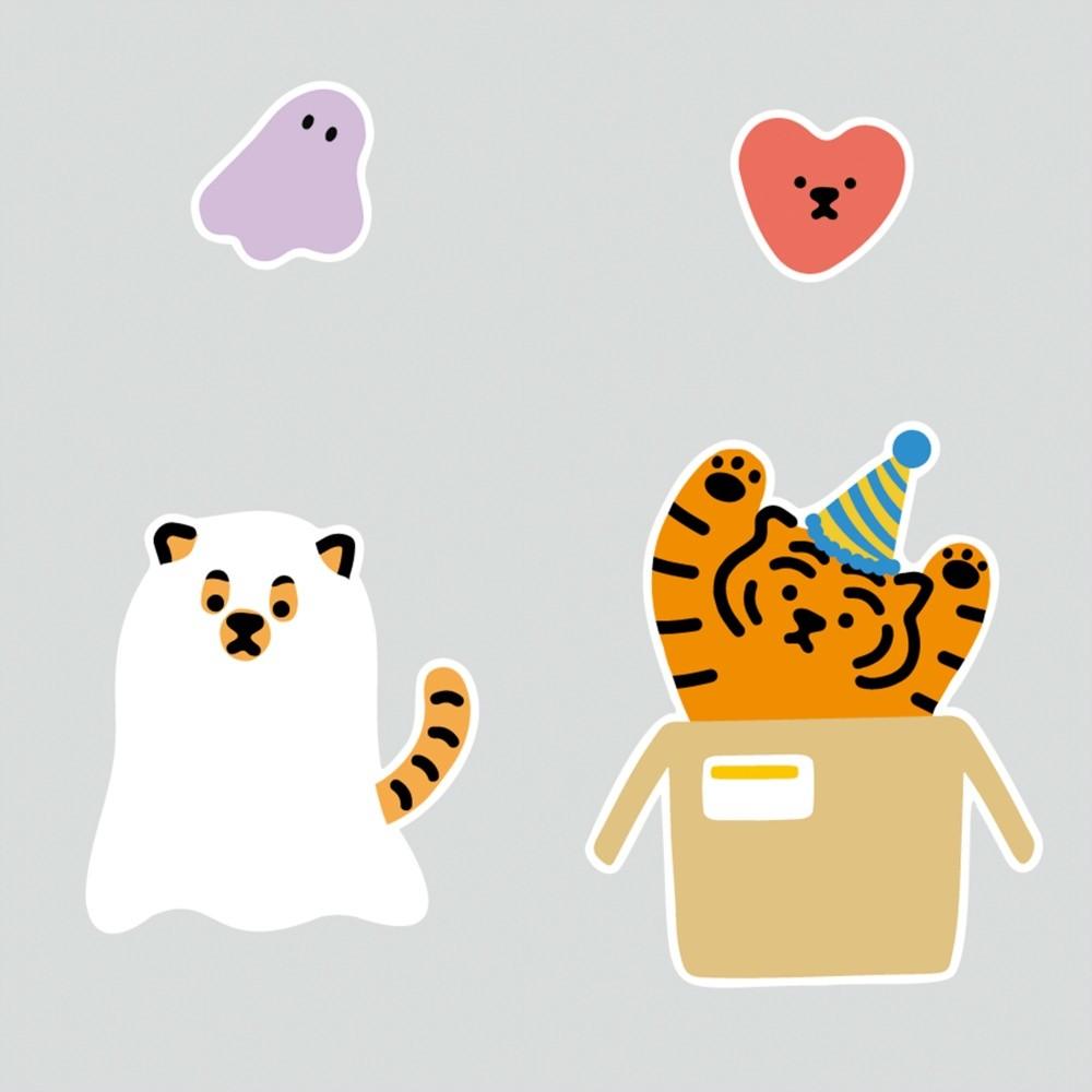 Muzik Tiger Party Tiger 4pcs Stickers 貼紙(4p) - SOUL SIMPLE HK