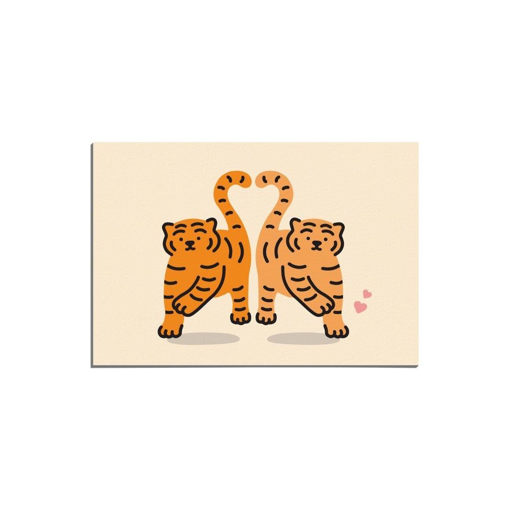 Muzik Tiger Heart Tiger Postcard 心虎明信片 - SOUL SIMPLE HK