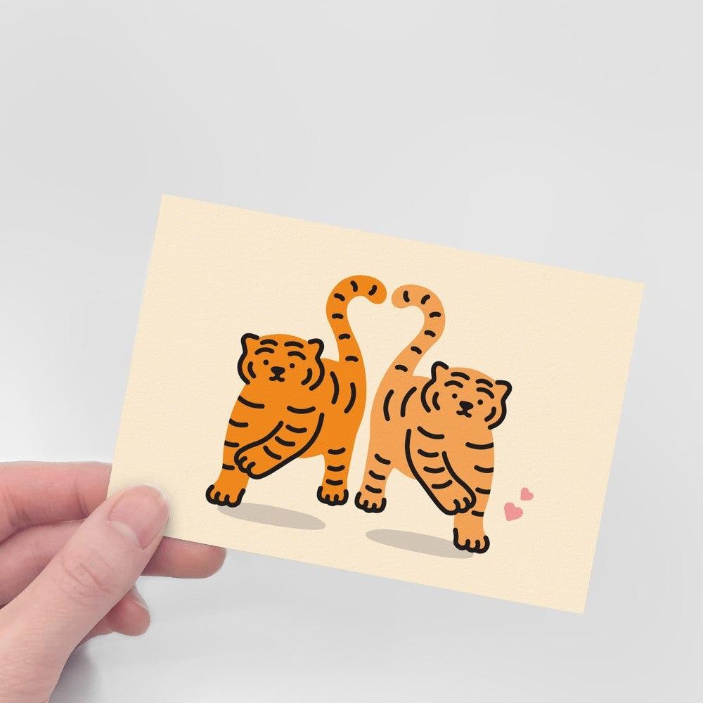 Muzik Tiger Heart Tiger Postcard 心虎明信片 - SOUL SIMPLE HK