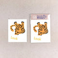 Muzik Tiger Look Tiger Removable Stickers 貼紙 (3p) - SOUL SIMPLE HK
