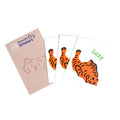 Muzik Tiger Lazy Tiger Removable Stickers 貼紙（3p） - SOUL SIMPLE HK