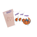 Muzik Tiger Oops Tiger Removable Stickers 貼紙 (3p) - SOUL SIMPLE HK