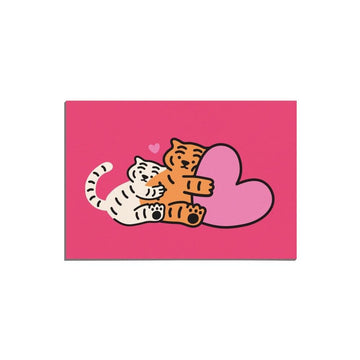 Muzik Tiger Hug Tiger Postcard 擁抱心心明信片 - SOUL SIMPLE HK