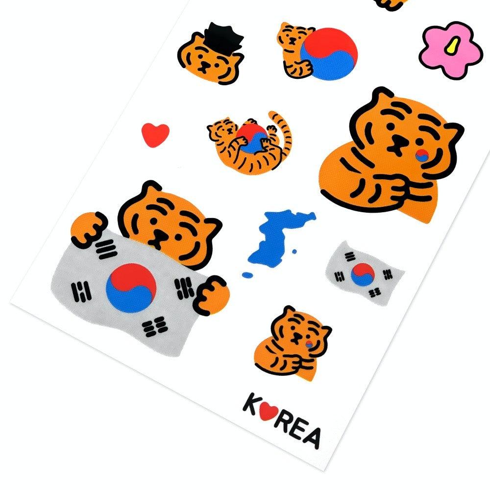 Muzik Tiger I love Korea Mix Stickers 貼紙 - SOUL SIMPLE HK