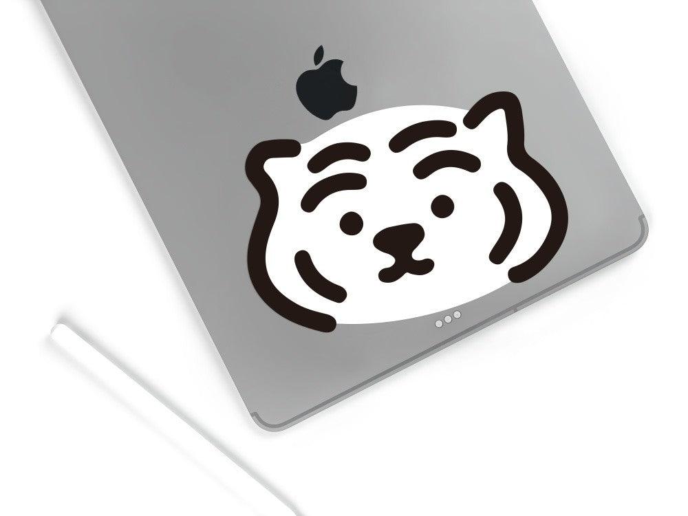 Muzik Tiger White Tiger Face Big Removable Sticker 貼紙 - SOUL SIMPLE HK
