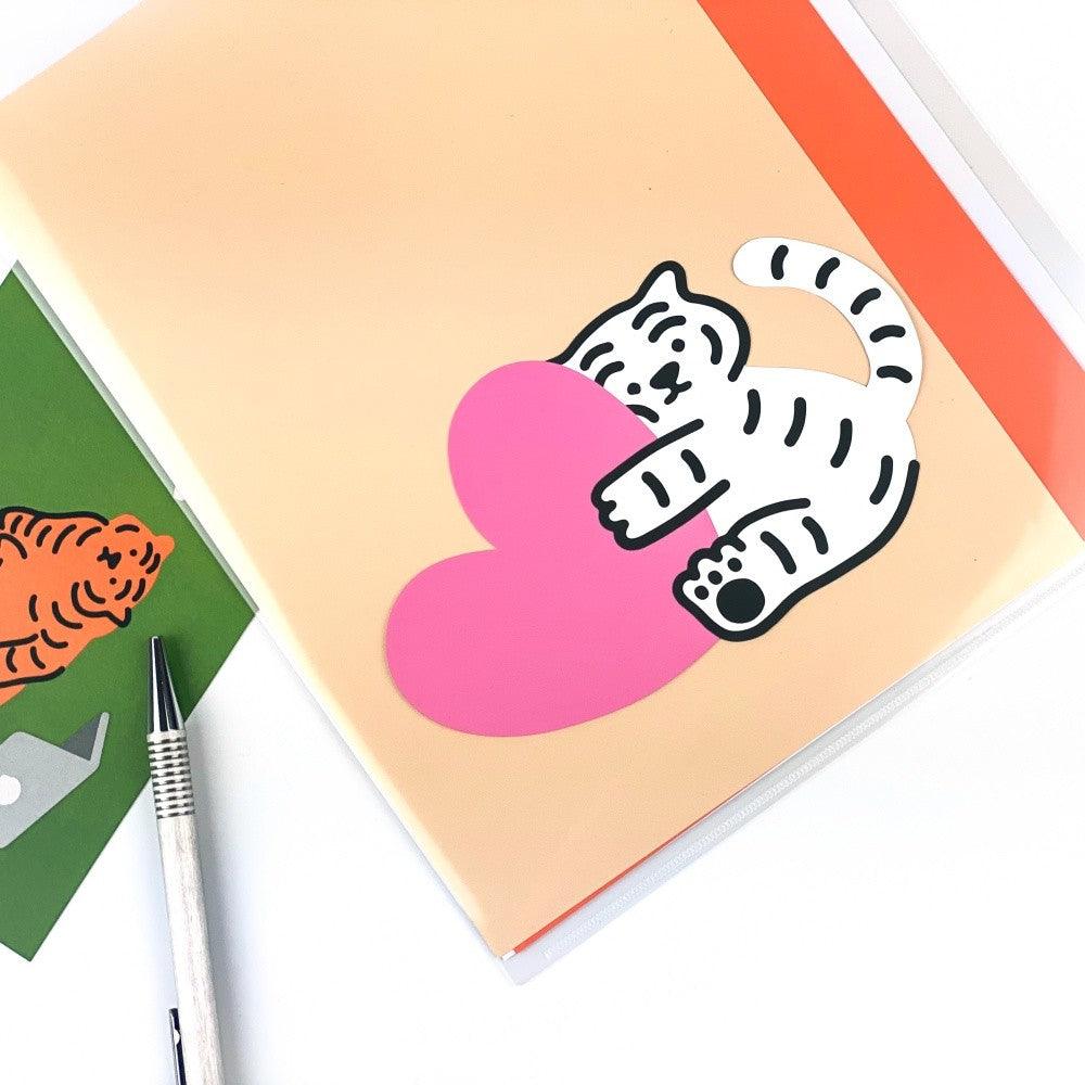 Muzik Tiger Hug Tiger Big Removable Sticker 貼紙 - SOUL SIMPLE HK