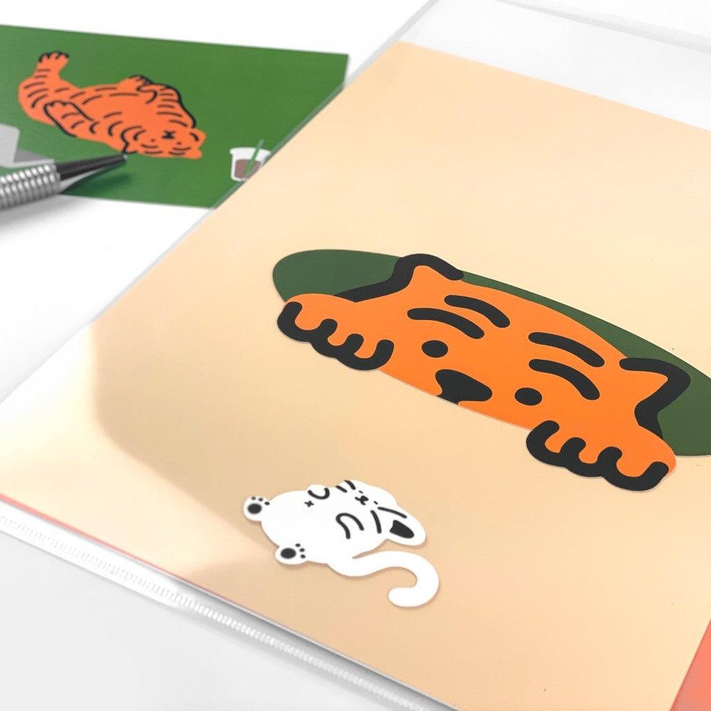 Muzik Tiger Tiger & Mouse Big Removable Sticker 貼紙 - SOUL SIMPLE HK