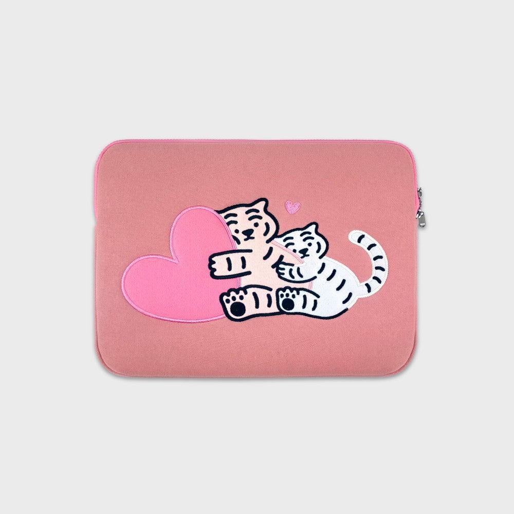 【MUZIK TIGER】Laptop/Tablet Pouch★Hug Tiger [15-16inch] MUZIK TIGER Hug Tiger Laptop Tablet Pouch Sleeve Official