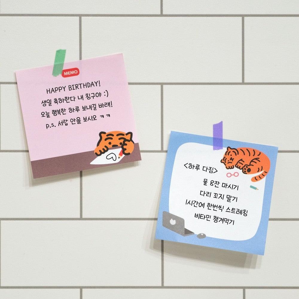 Muzik Tiger Pink Memo 便條紙 - SOUL SIMPLE HK