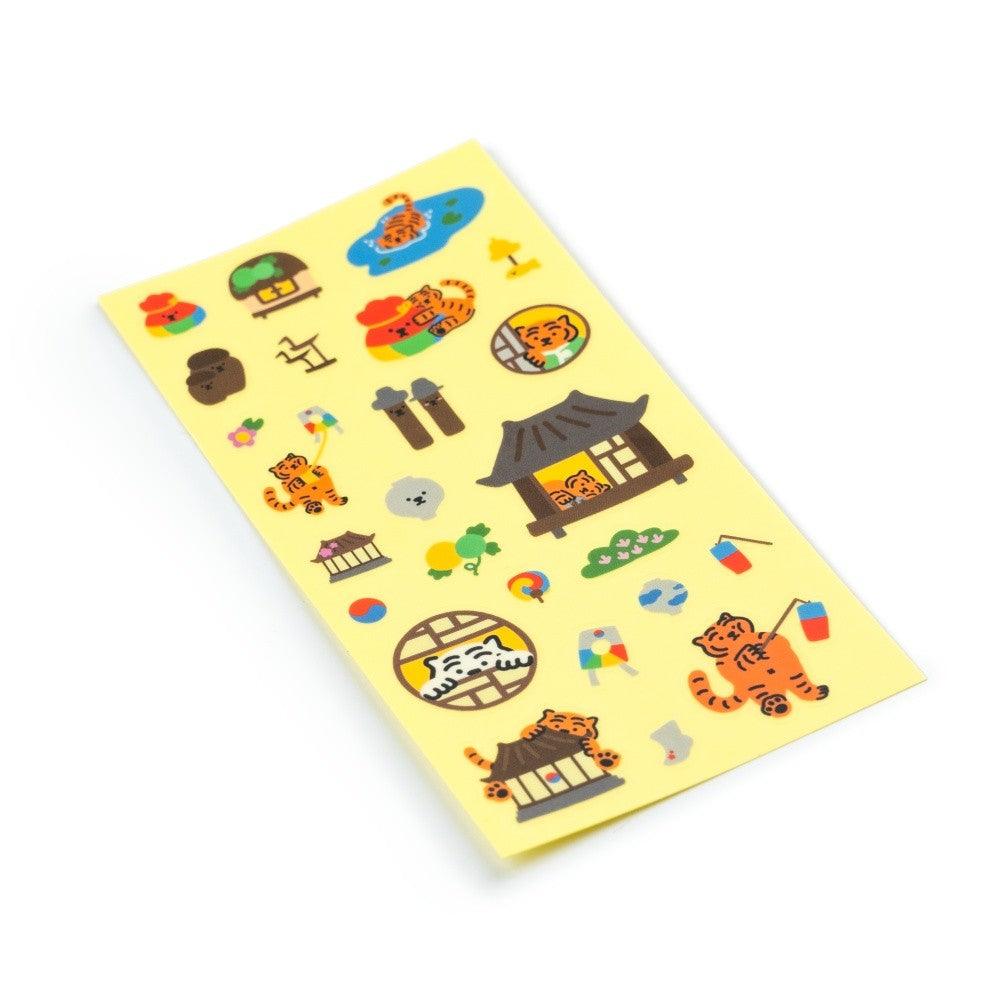 Muzik Tiger Hanok Tiger 'Clear' Mix Stickers 貼紙 - SOUL SIMPLE HK
