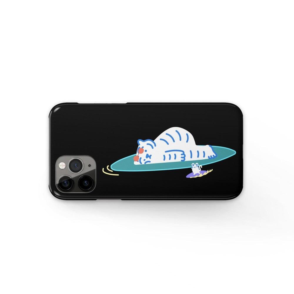 Muzik Tiger Lazy Surfing Tiger Phonecase 手機保護殼（4款） - SOUL SIMPLE HK