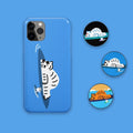 Muzik Tiger Lazy Surfing Tiger Phonecase 手機保護殼（4款） - SOUL SIMPLE HK