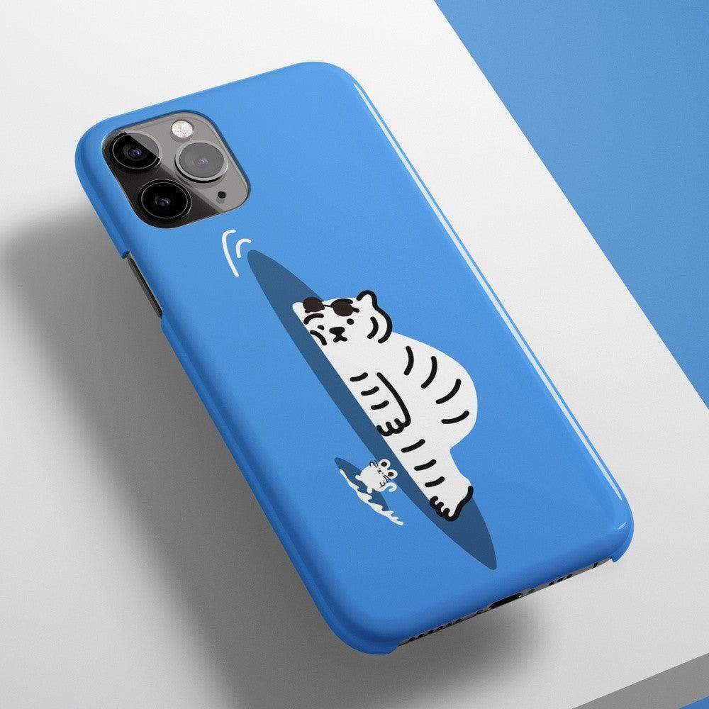 Muzik Tiger Lazy Surfing Tiger Phonecase 手機保護殼（4款） - SOUL SIMPLE HK