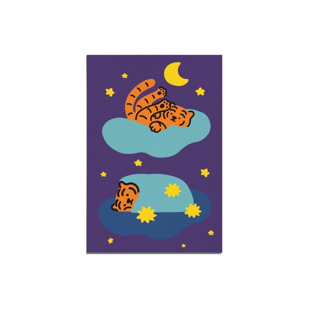 Muzik Tiger Night Tiger Postcard 明信片 - SOUL SIMPLE HK