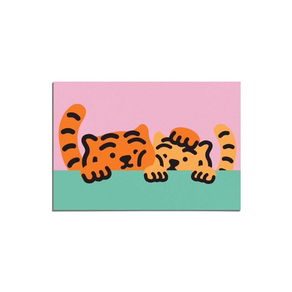 Muzik Tiger Couple Tiger Postcard 明信片 - SOUL SIMPLE HK