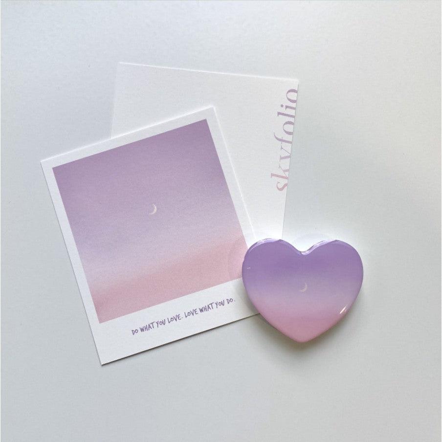 Skyfolio Pink Purple Phone Grip Tok 手機支架（送Postcard） - SOUL SIMPLE HK