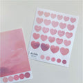 Skyfolio Sky Sticker Heart - Pink Sky 貼紙 - SOUL SIMPLE HK