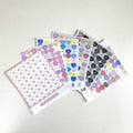 Skyfolio Heart Alphabet Sticker Pack 英文字母貼紙套裝（8p） - SOUL SIMPLE HK