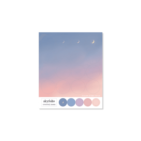 Skyfolio Sky Sticker 22cm - Crescent Moon 貼紙 - SOUL SIMPLE HK
