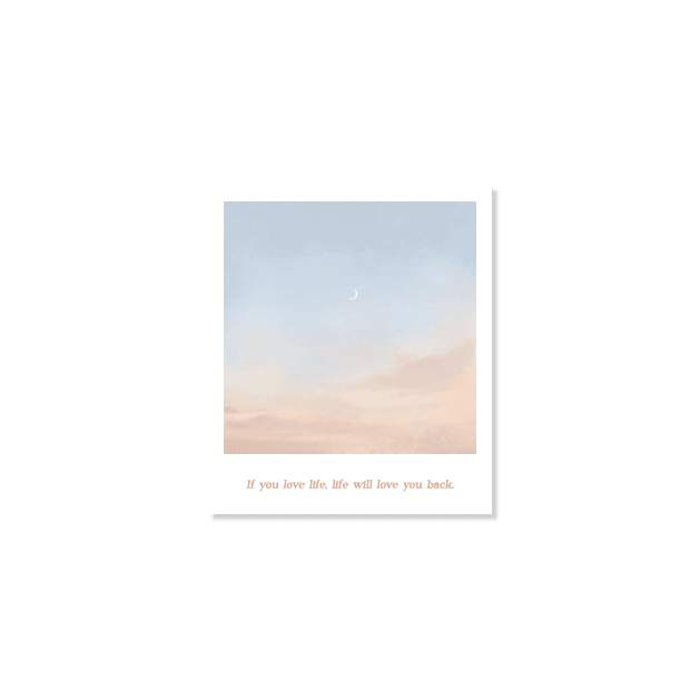 【現貨】Skyfolio Polaroid Postcard Autumn Sky 明信片 - SOUL SIMPLE HK