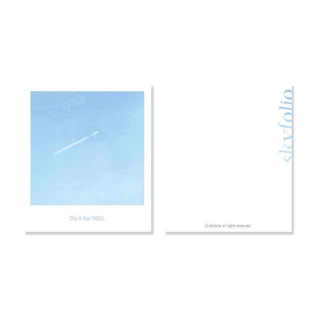 Skyfolio Do It For You Polaroid Postcard 明信片 - SOUL SIMPLE HK