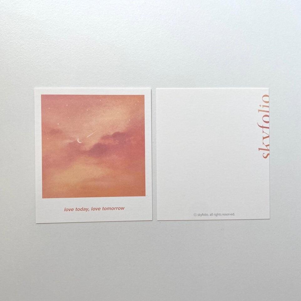 Skyfolio Love Today Polaroid Postcard 明信片 - SOUL SIMPLE HK