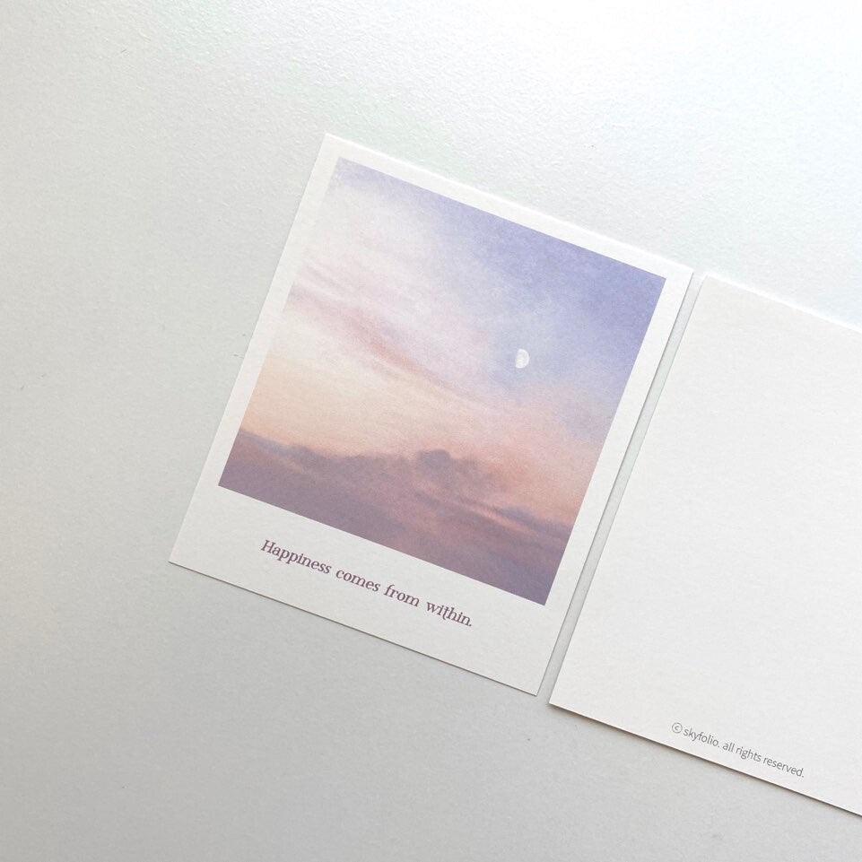 Skyfolio Pale Purple Polaroid Postcard 明信片 - SOUL SIMPLE HK