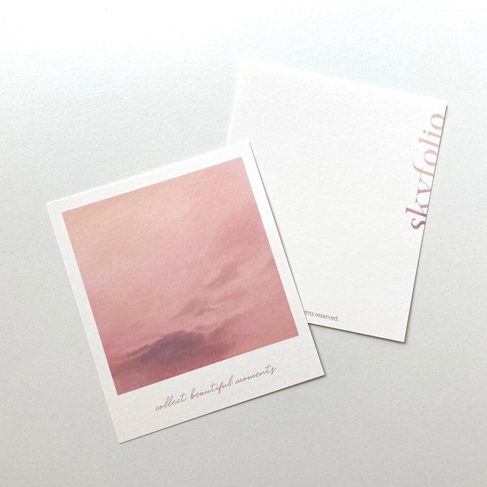 Skyfolio PInk Sky Polaroid Postcard 明信片 - SOUL SIMPLE HK