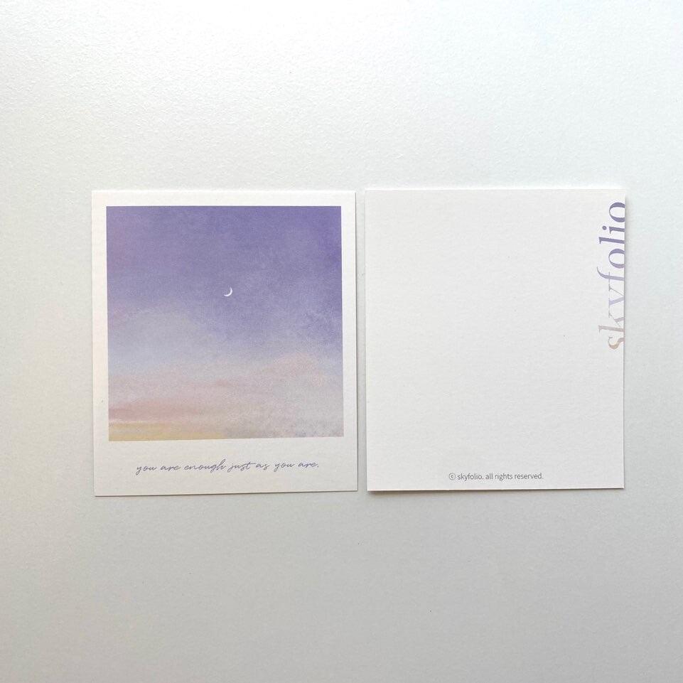 Skyfolio Purple Sky Polaroid Postcard 明信片 - SOUL SIMPLE HK