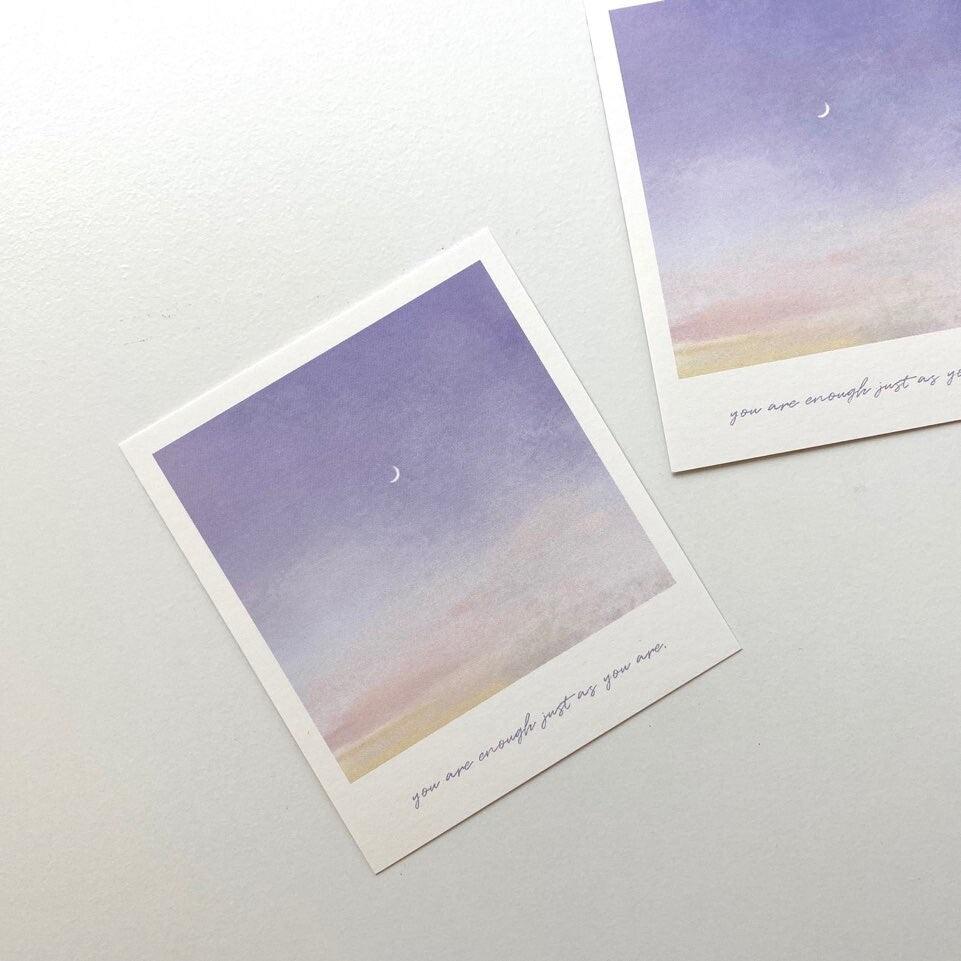 Skyfolio Purple Sky Polaroid Postcard 明信片 - SOUL SIMPLE HK