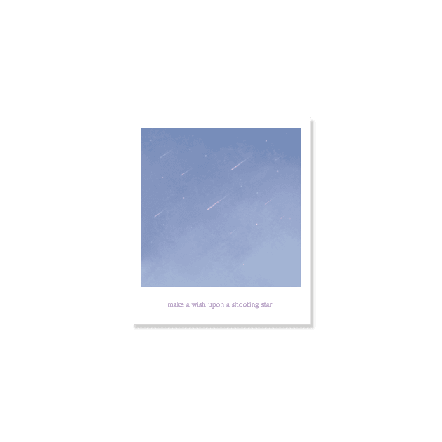 【現貨】Skyfolio Polaroid Postcard Shooting Star 明信片 - SOUL SIMPLE HK