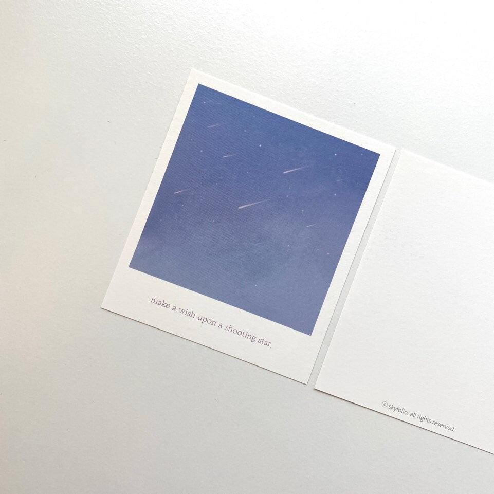 【現貨】Skyfolio Polaroid Postcard Shooting Star 明信片 - SOUL SIMPLE HK