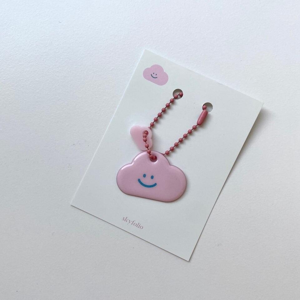 Skyfolio Pink Cloud Keyring 鑰匙扣 - SOUL SIMPLE HK