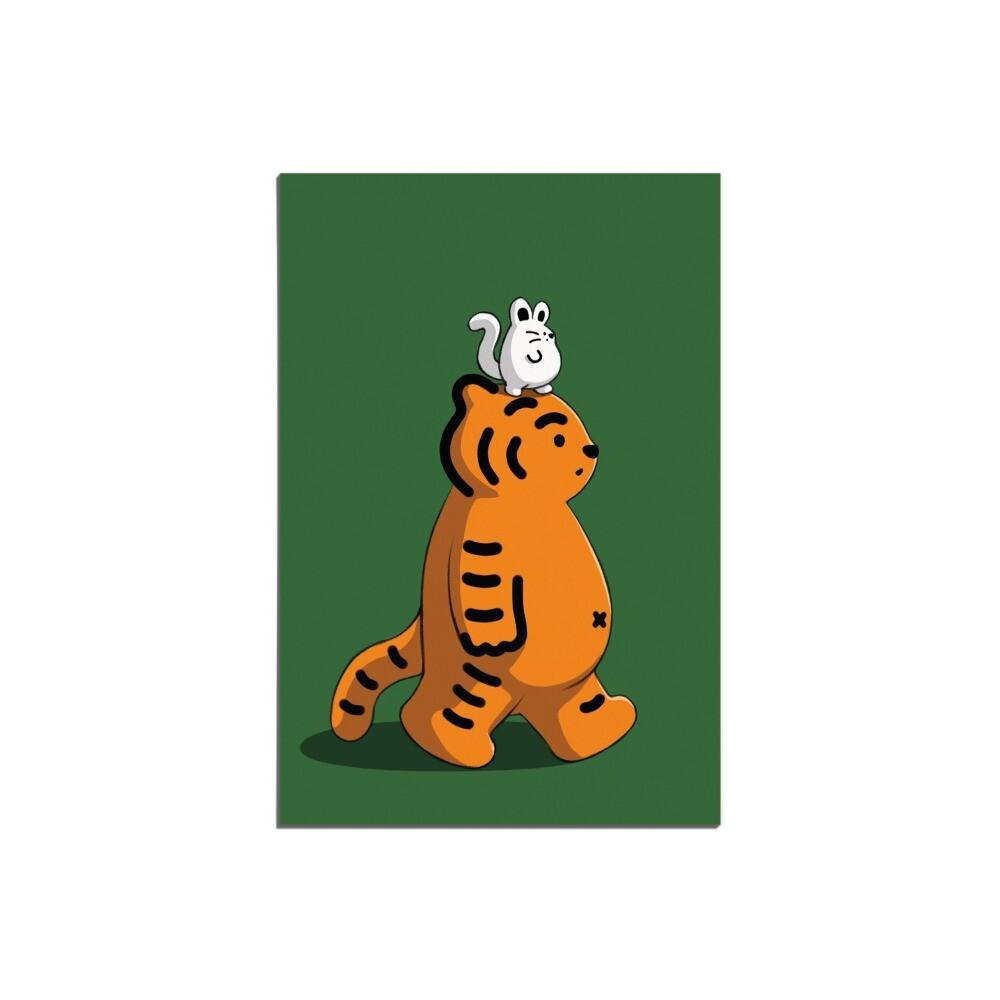 Muzik Tiger Go Go Tiger & Mouse Postcard 明信片 - SOUL SIMPLE HK