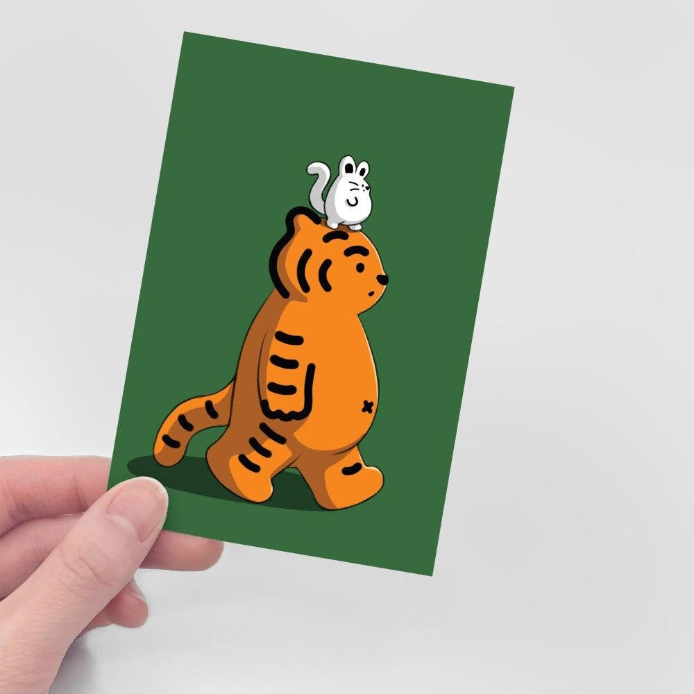 Muzik Tiger Go Go Tiger & Mouse Postcard 明信片 - SOUL SIMPLE HK