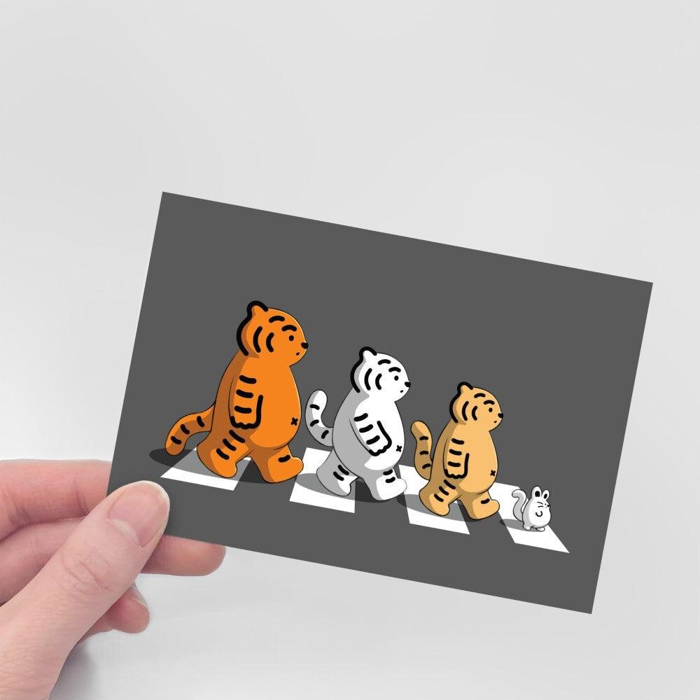 Muzik Tiger Postcard GoGo Tigers 胖虎明信片 - SOUL SIMPLE HK