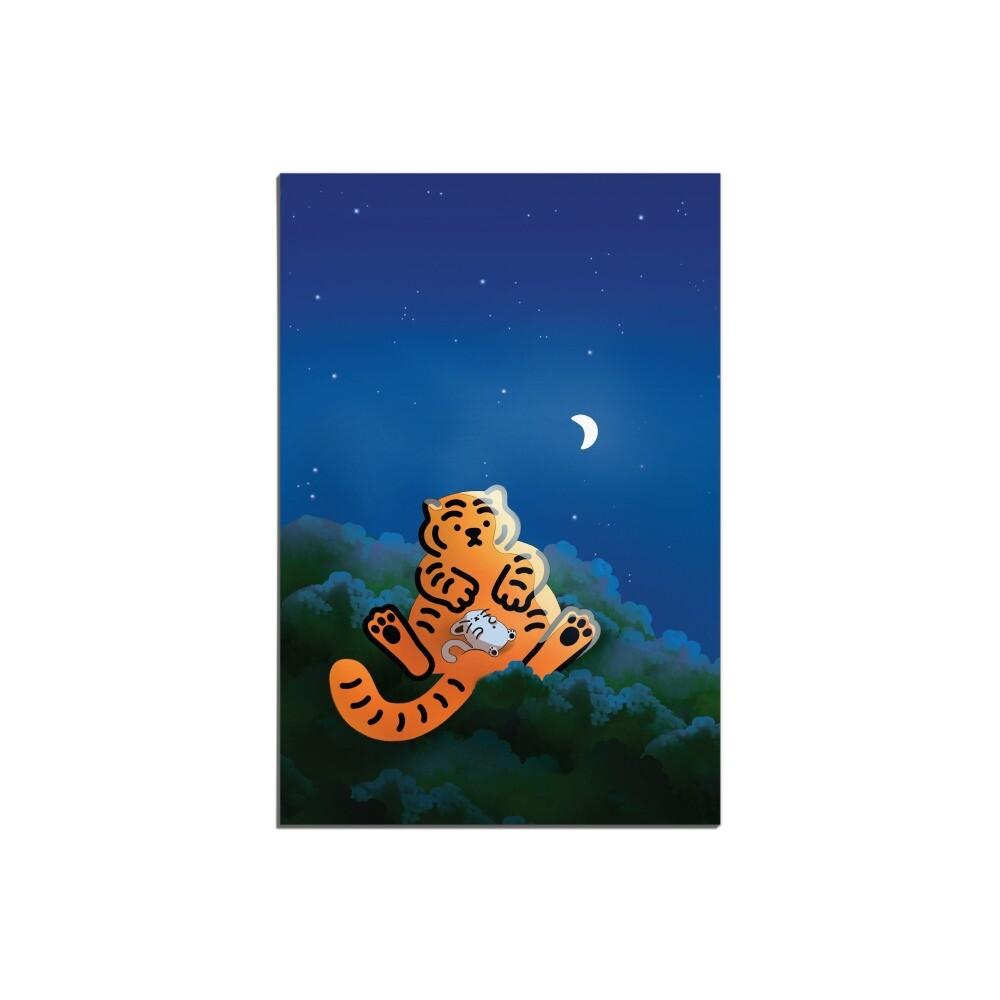 Muzik Tiger Moonlight Tiger Postcard 明信片 - SOUL SIMPLE HK