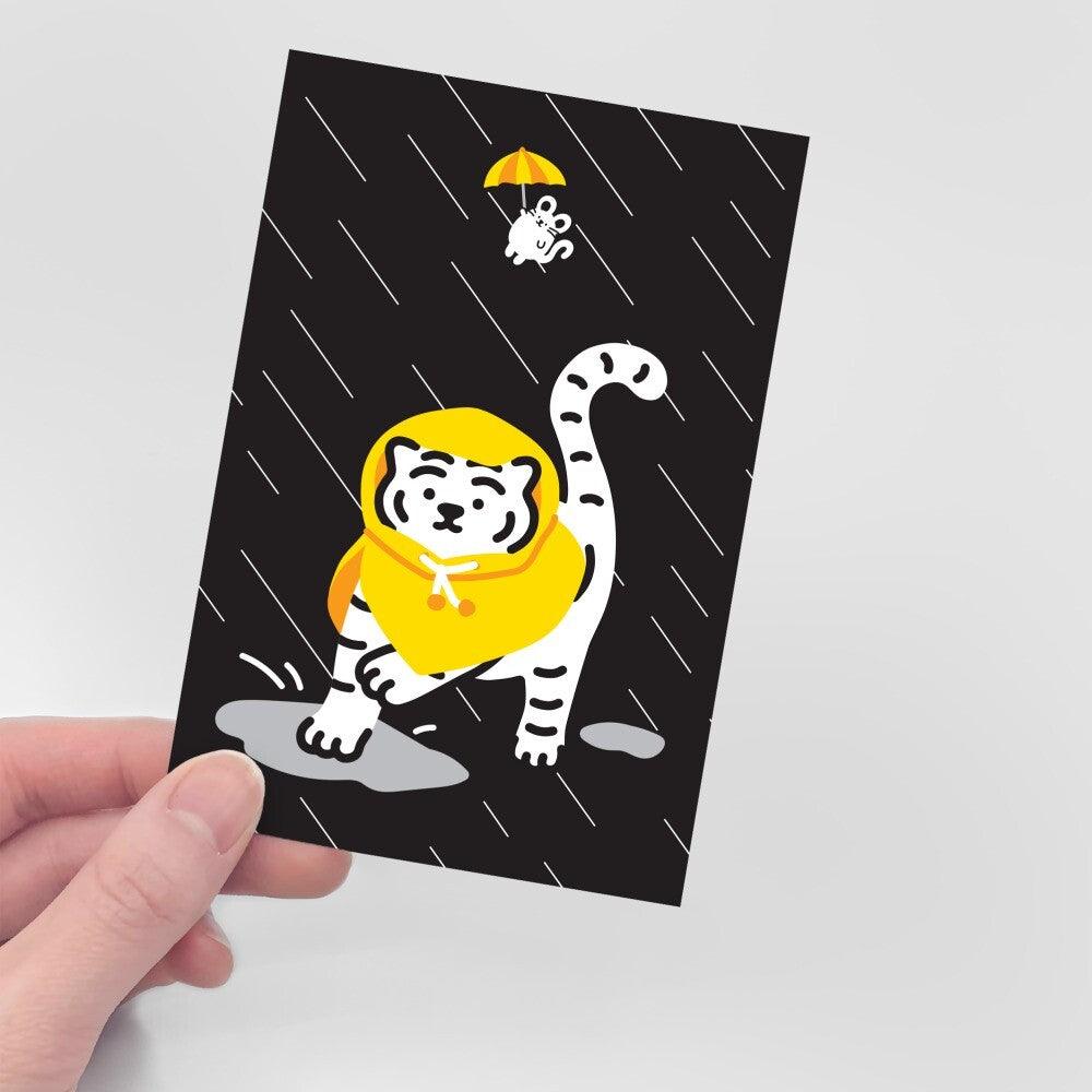 Muzik Tiger Raincoat Tiger Postcard 明信片 - SOUL SIMPLE HK