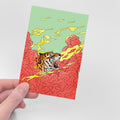 Muzik Tiger Legendary Tiger - Red Postcard 明信片 - SOUL SIMPLE HK