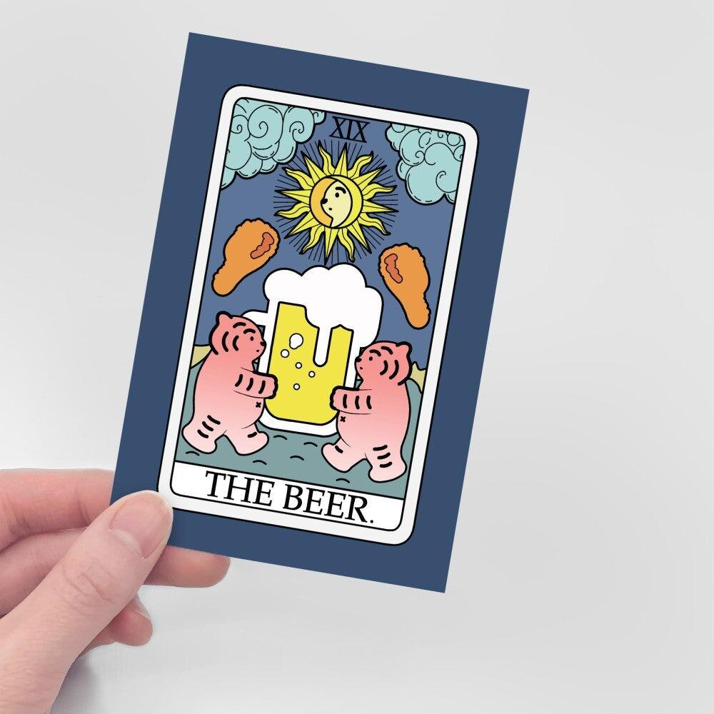Muzik Tiger Beer Tarot Tiger Postcard 明信片 - SOUL SIMPLE HK