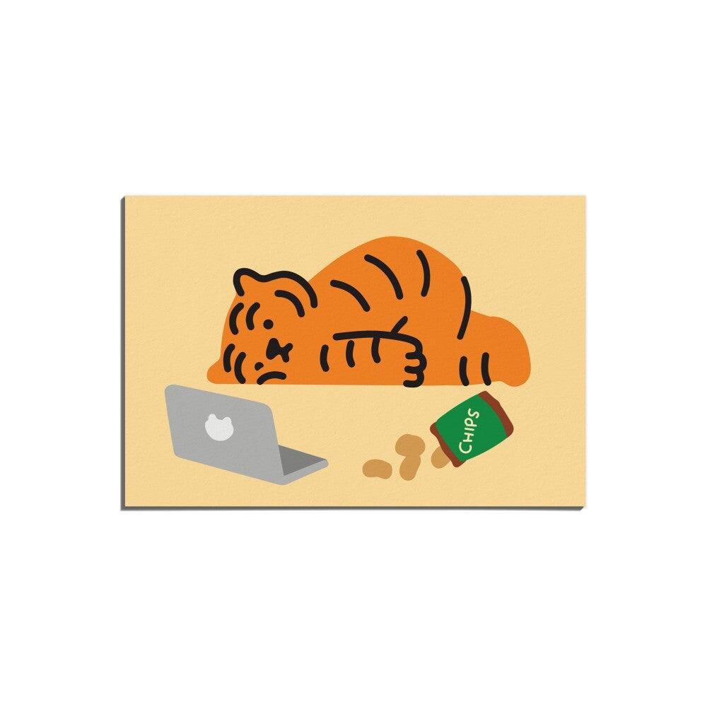 Muzik Tiger Snack Tiger Postcard 明信片 - SOUL SIMPLE HK