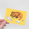 【現貨】Muzik Tiger Sleepy Tiger Postcard 明信片 - SOUL SIMPLE HK