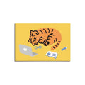 Muzik Tiger Sleepy Tiger Postcard 明信片 - SOUL SIMPLE HK