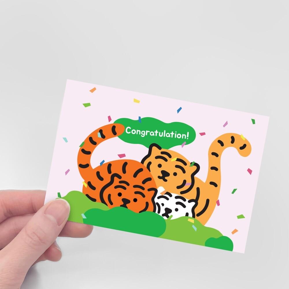 Muzik Tiger Congratulations Tiger Postcard 明信片 - SOUL SIMPLE HK