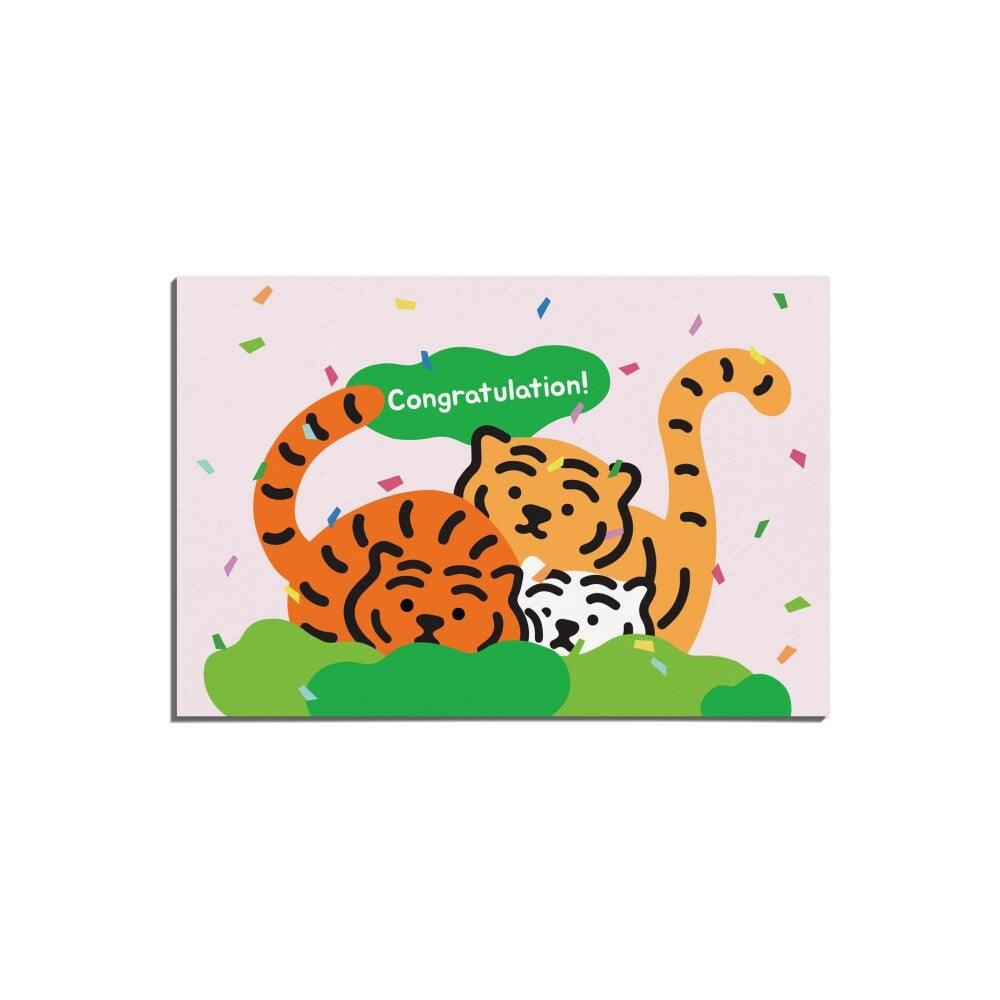 Muzik Tiger Congratulations Tiger Postcard 明信片 - SOUL SIMPLE HK